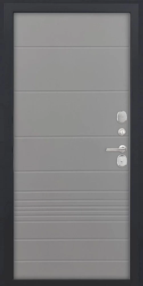 Входная дверь ДвериПРО Модель L-46 ФЛ-700 (10мм, ясень грей) DPRO196555 внутренняя сторона