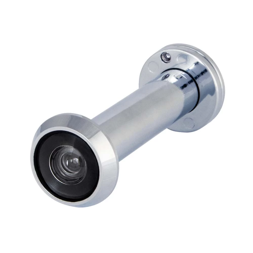 Фото Глазок дверной, оптика пластик DV-ECO 4/130-70/ECO-Z (VIEWER 4 DVZ eco) CP хром